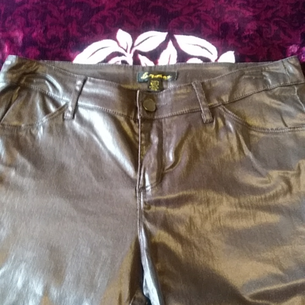 Jeans...Size Medium...Shiny Dark Grey